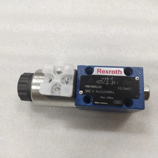 Válvula electromagnética de válvulas direccionales de solenoide hidráulico Rexroth 4we6q23